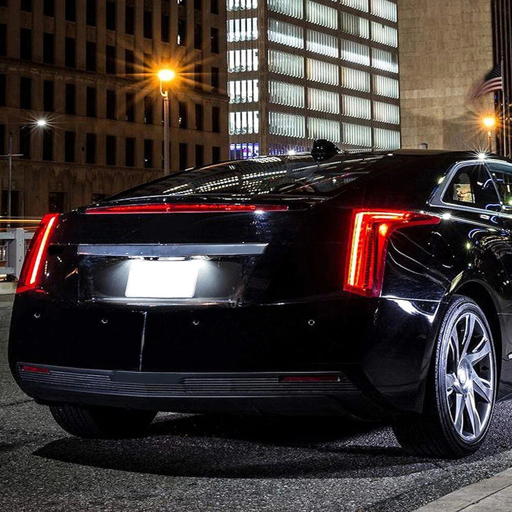 White LED License Plate Lamps  for Cadillac CTS (2003-2019)