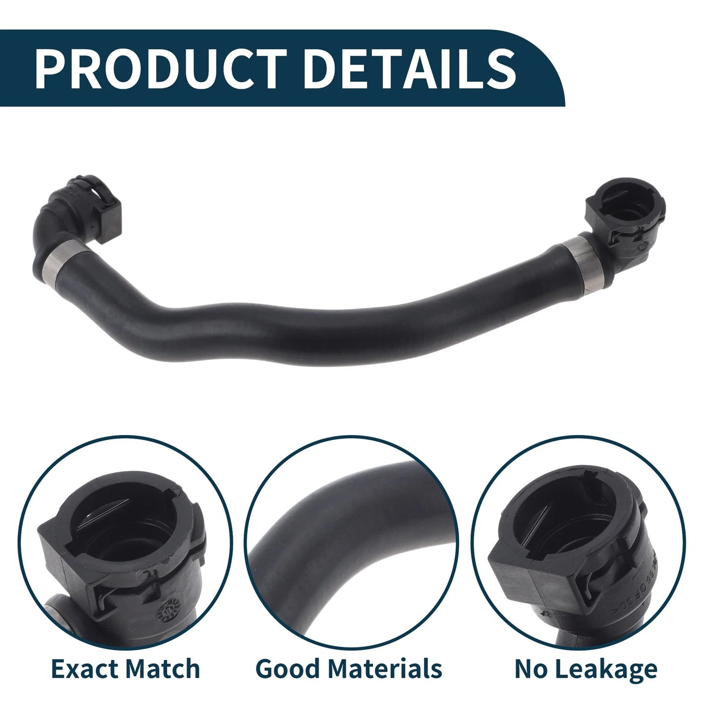 Radiator Hose for BMW 530e 2018-2020 2.0L Electric/Gas Coolant Pipe