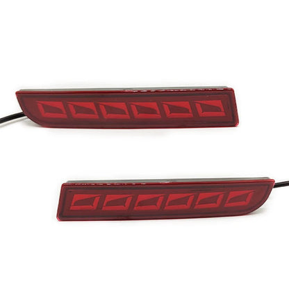 LED Tail Brake Turn Light Rear Bumper Reflector for Mitsubishi Lancer (2008-2017)