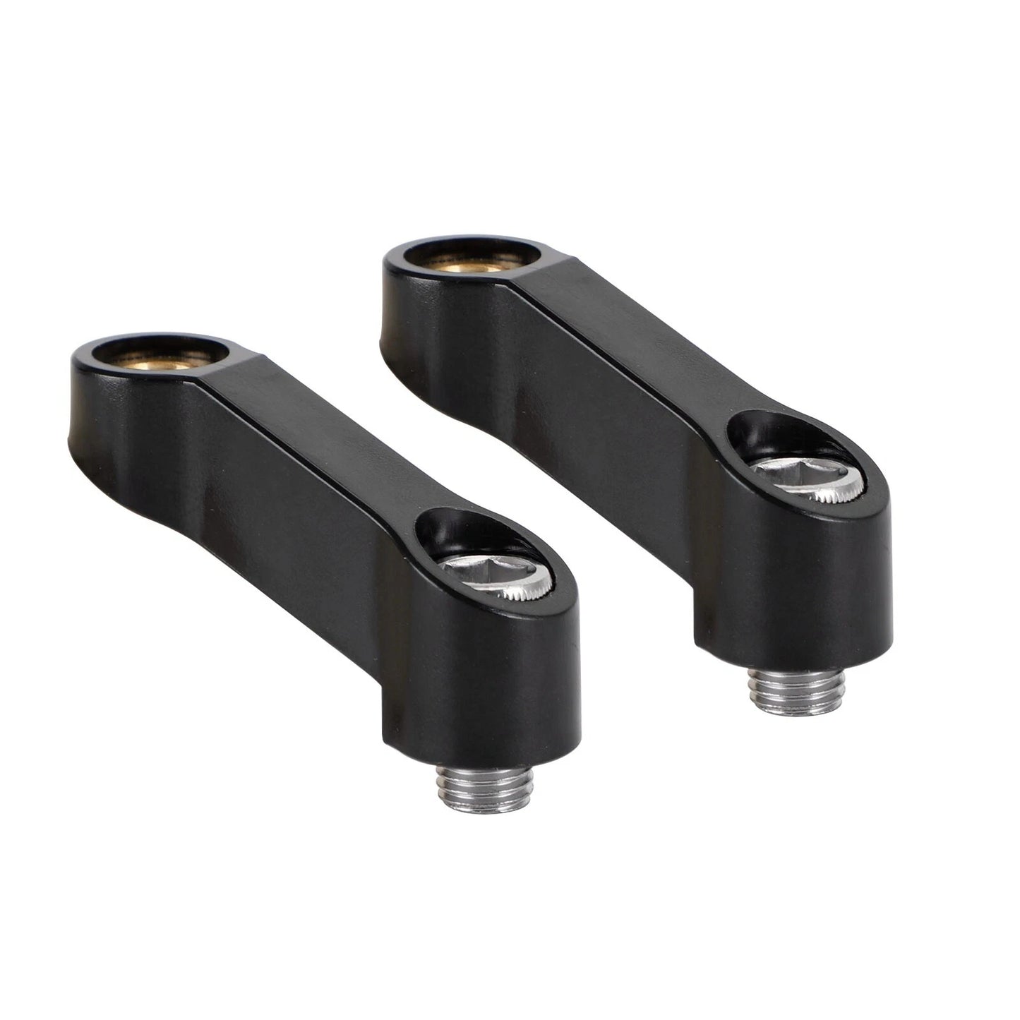 M10 x 1.25mm Plastic Motorcycle Extension Mirrors