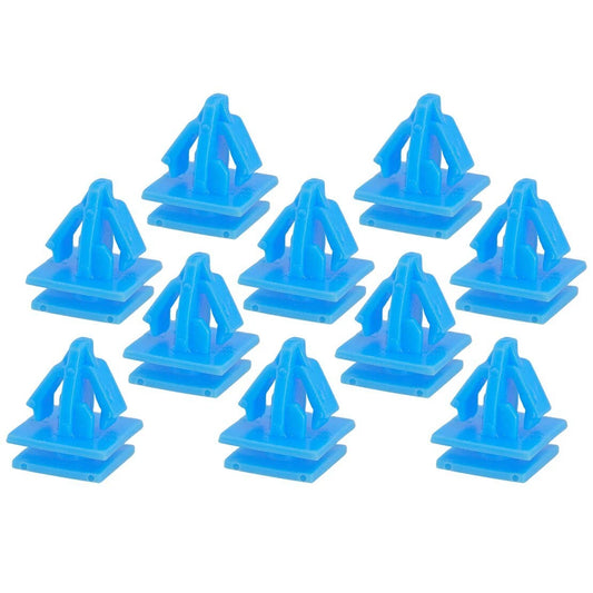 10Pcs Blue Rocker Panel Retainer Clips for Hyundai JK (2007-2018)
