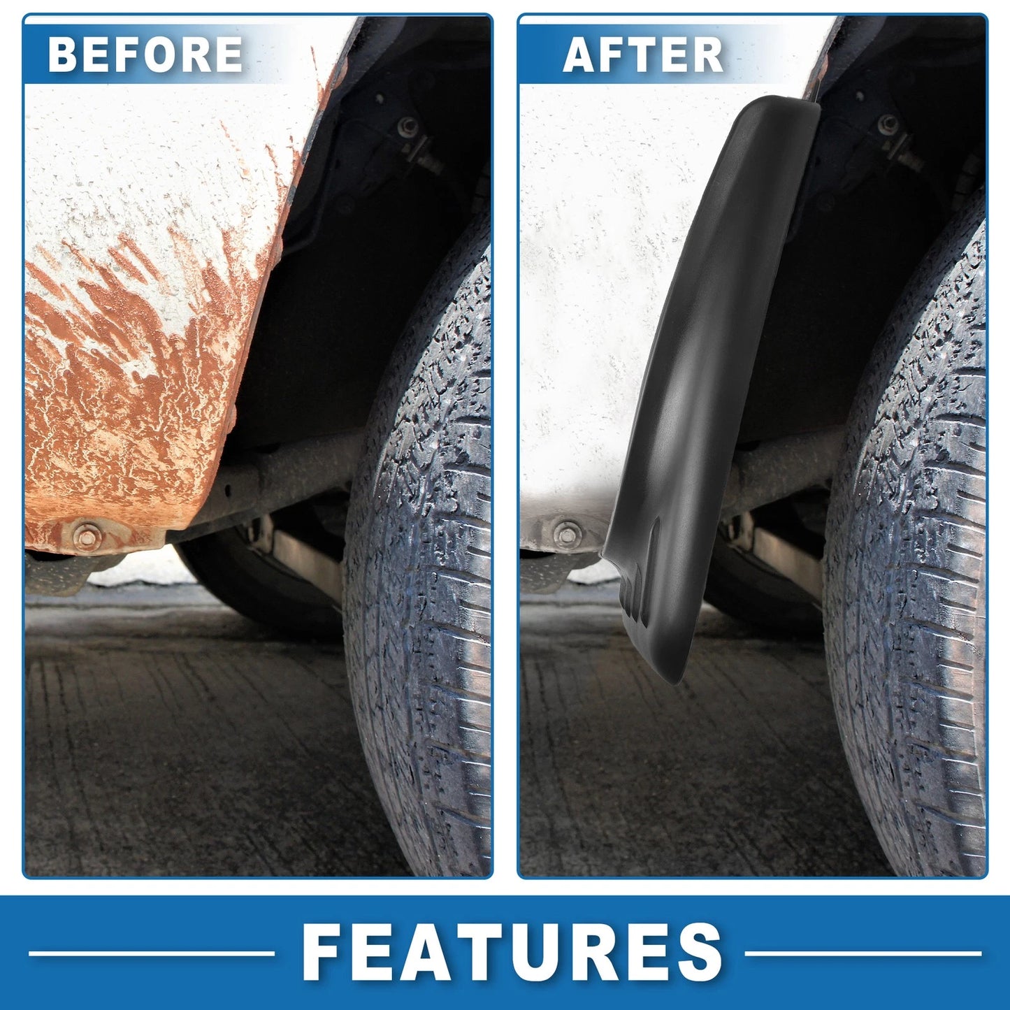 Mud Flap Splash Guard for Porsche Cayenne (2011-2017)