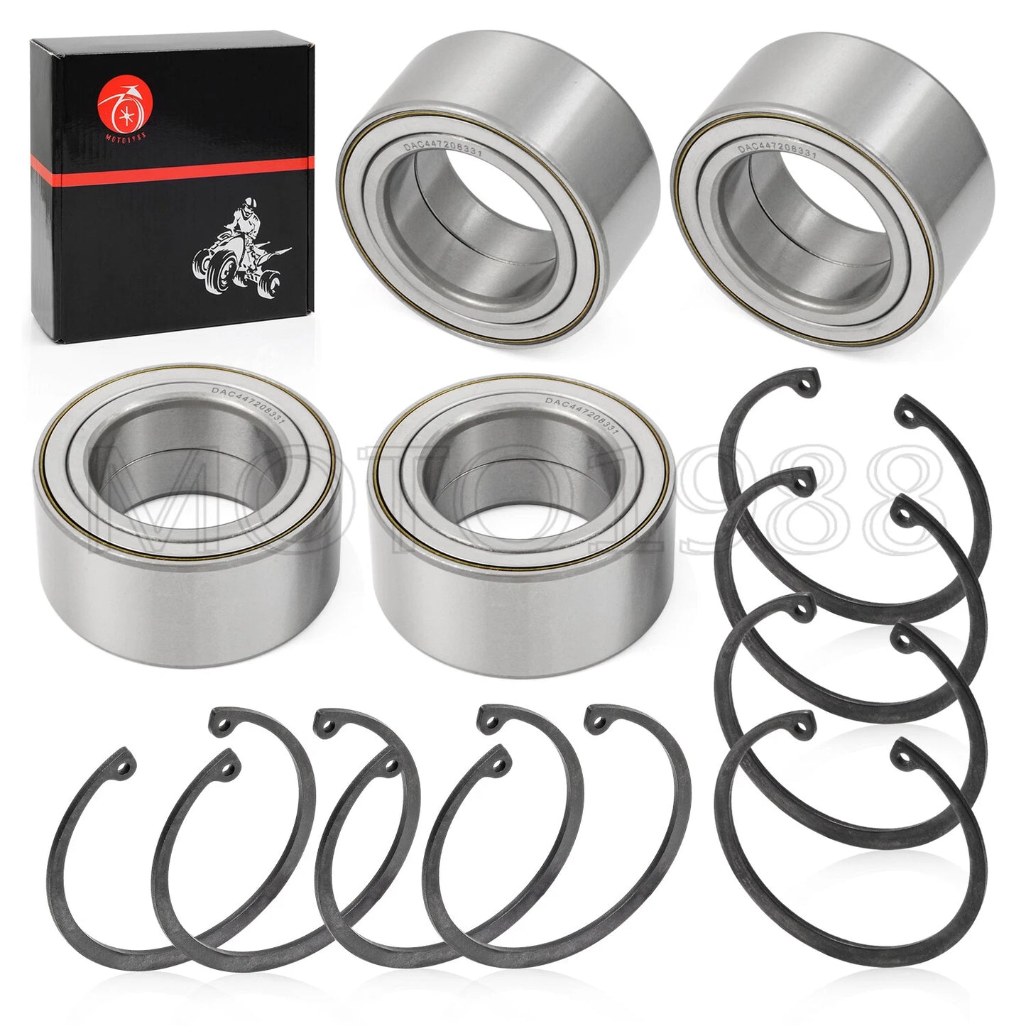 2 x Front/Rear Wheel Bearings for Polaris Scrambler 1000/850 (2014–2022)