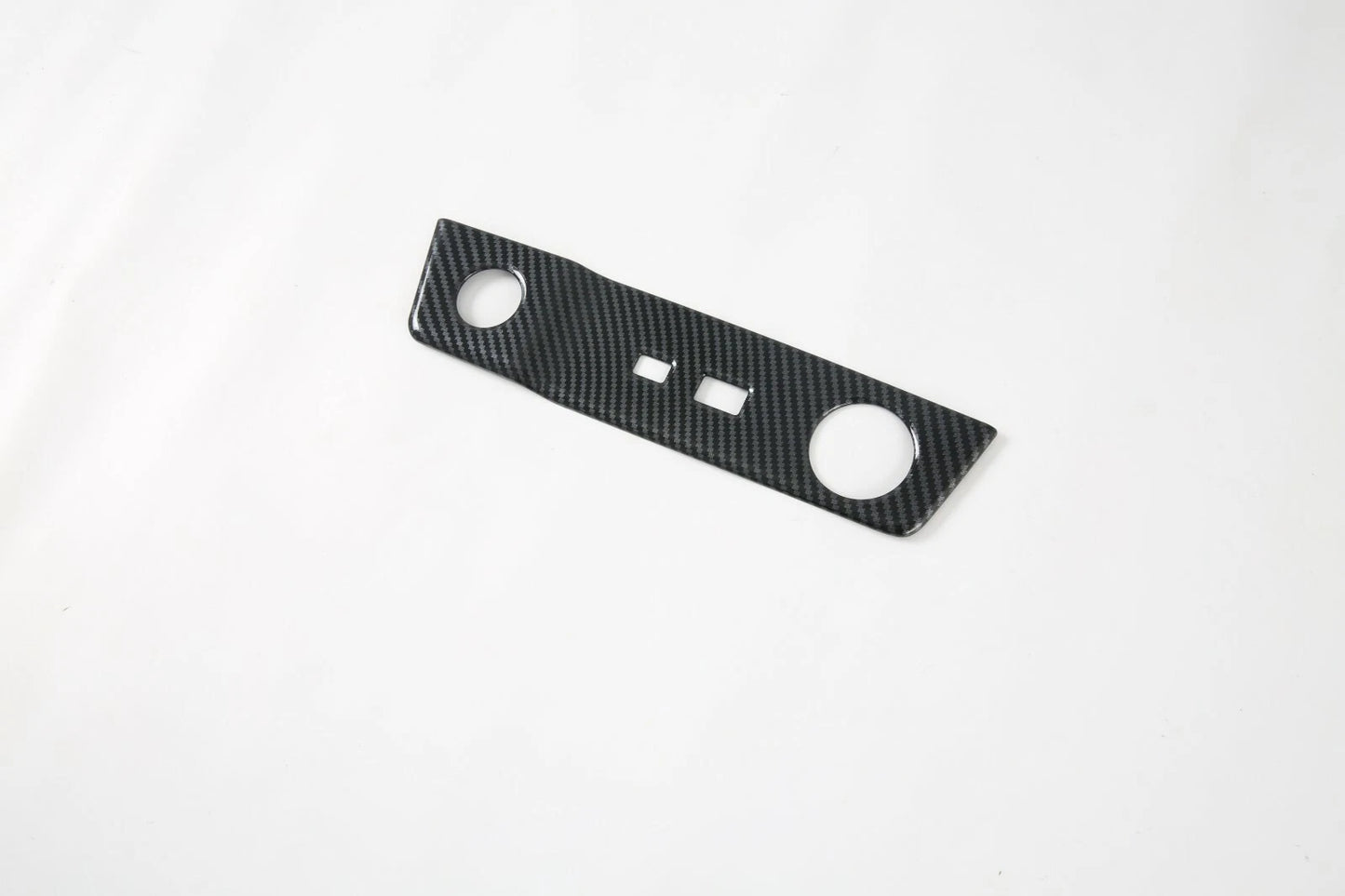 Carbon Fiber Console Cigarette Lighter Panel Cover for Nissan Rogue (2021-2023)