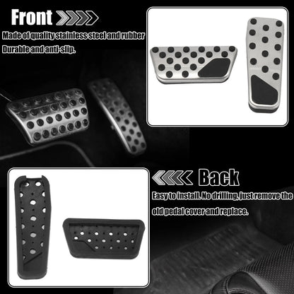 Brake & Gas Pedal Cover Set for Dodge Challenger Charger (2009-2019)