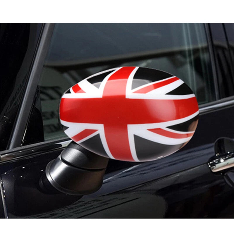 Union Jack Side Mirror Cover Cap Fit For MINI Cooper F55 F56 F57 F60 2019 w hole