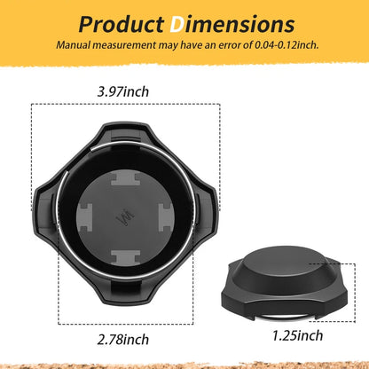 2 x Center Hub Rim Caps for Polaris RZR XP 1000 /RZR XP 4 1000 (2024–2025)