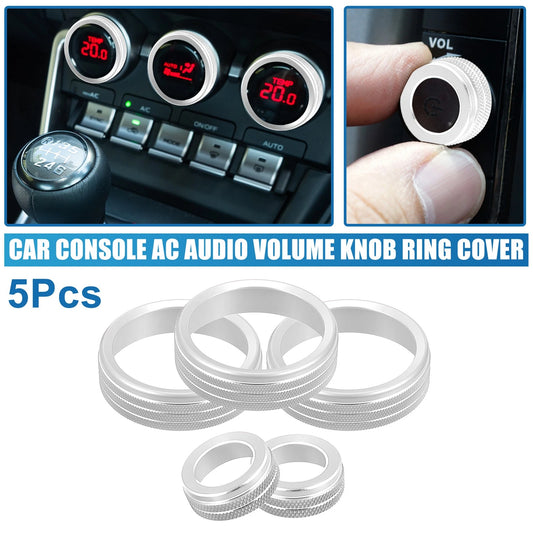 5x AC Audio Volume Knob Cover for Subaru BRZ GR86 (2022–2022)