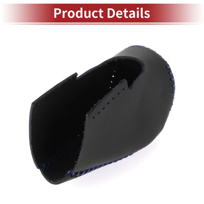 Car Gear Shift Knob Cover for Honda HR-V 2023-2024 Black Blue Faux Leather