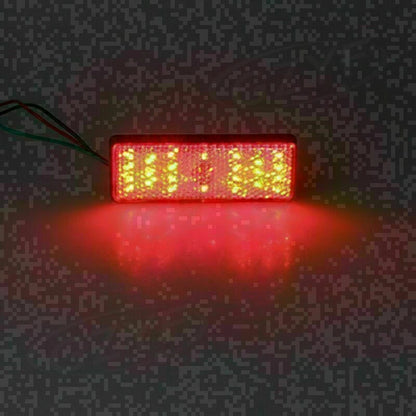 LED Rectangle Tail Light Signal Lamps for Car Truck Universal