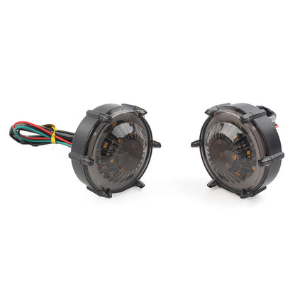 1 Pair LED Turn Signal Lights for Motorcycle - DRL Flashers