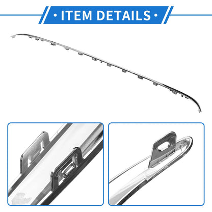 Rear Lower Center Bumper Grille Trim for Mercedes-Benz GLC300 4Matic (2016-2023)