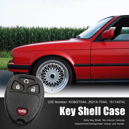 Car Key Fob Shell Case 4-Button for Chevrolet HHR (2006-2011)