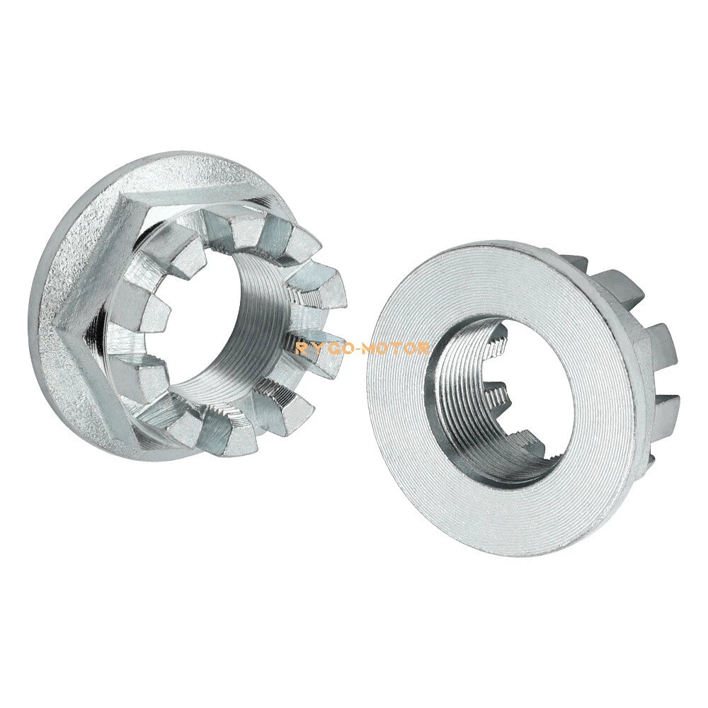 Rear Wheel Axle Nut with Pin for Honda Foreman 400 450 500 520