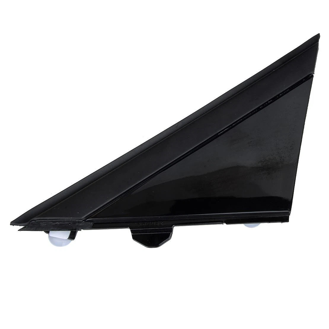 Gloss Black Left Door Mirror Cover for Fiat 500 (2012-2017)