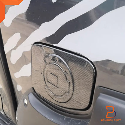 Black Carbon Fuel Oil Tank Cap Cover Trim for Ford Ranger PX T6 (12-21)