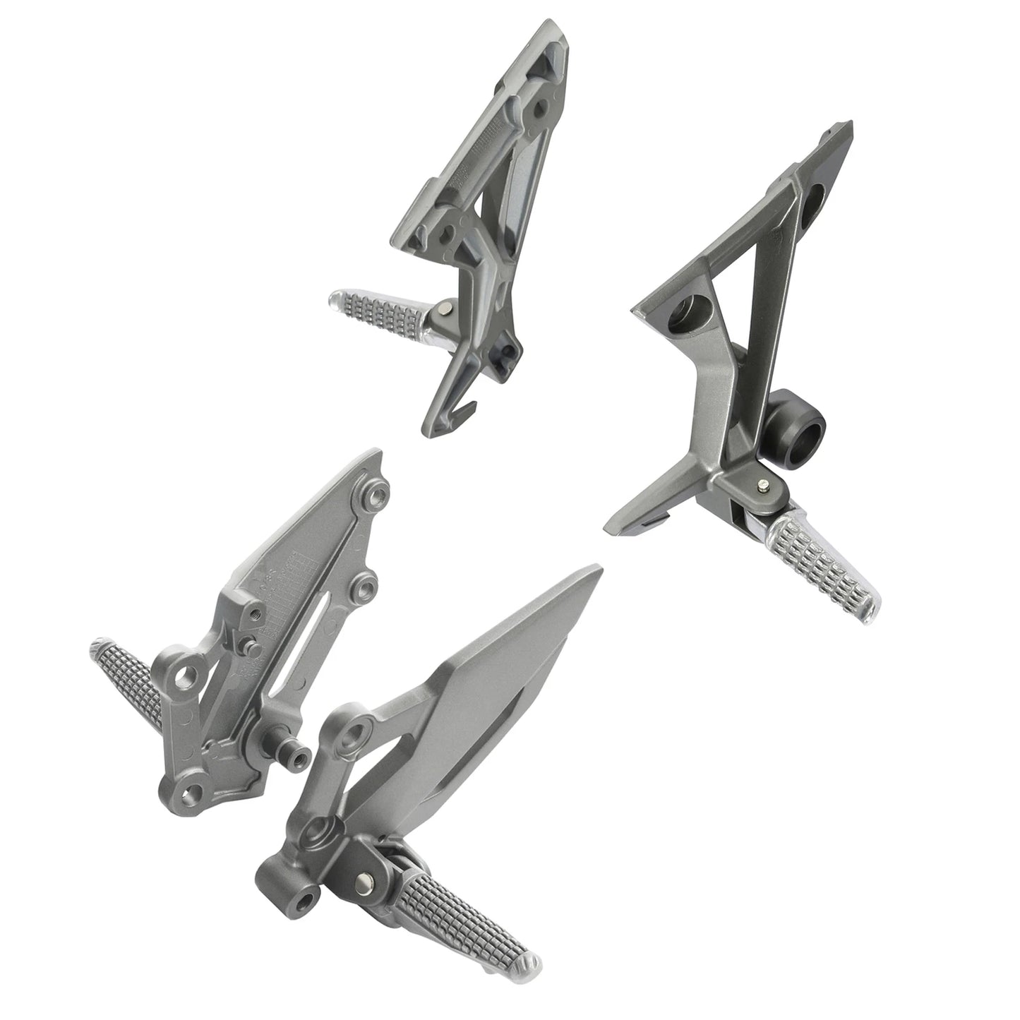 Driver & Passenger Footpegs Footrests Bracket for Kawasaki Ninja 300 (2013-2017)