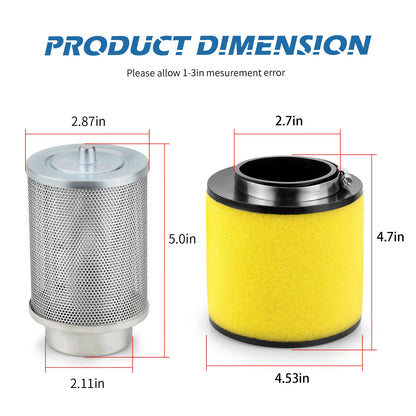 Air Filter & Cleaner Body for Honda Rancher 400 TRX400 FA FGA (2004–2007)