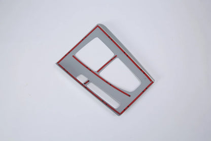 Matte Silver Gear Shift Box Panel Frame Cover Trim for Audi Q5 (2018-2022)