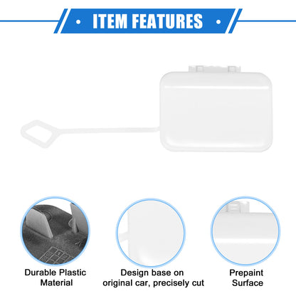 Rear Bumper Tow Hook Eye Hole Cap for Mercedes-Benz E550 Sedan (2010-2013)