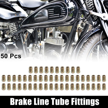 50 Pcs Brake Line Tube Fittings M10 Hydraulic Brake Lines