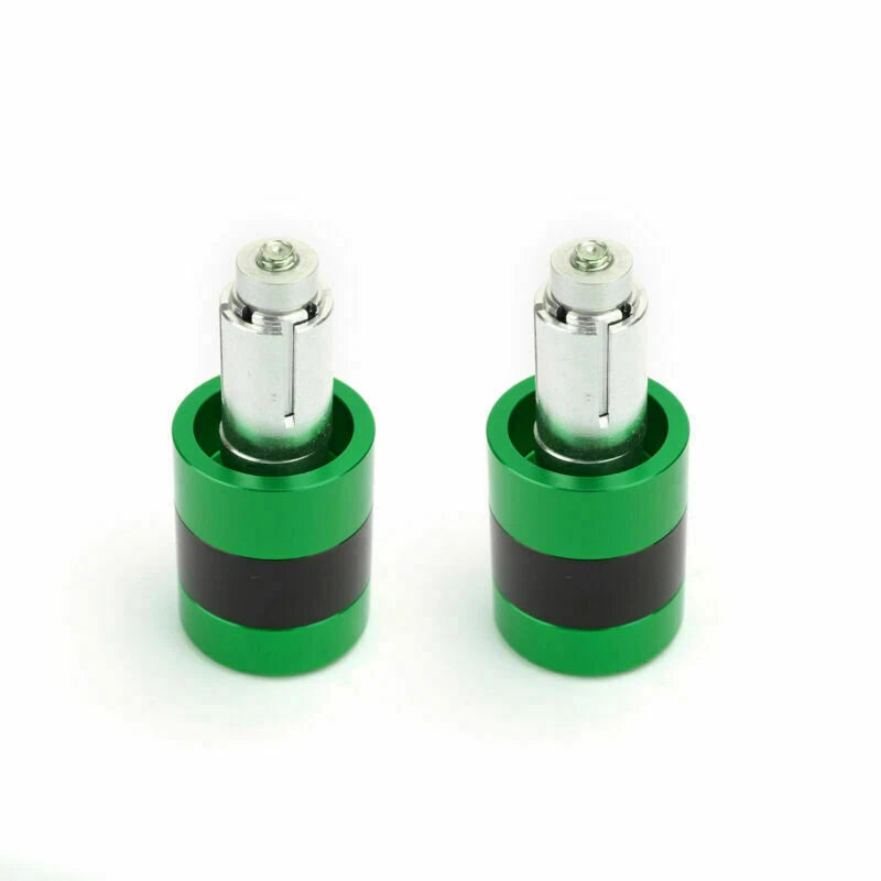 22mm Aluminum Green Motorcycle Handlebar Weights for F2