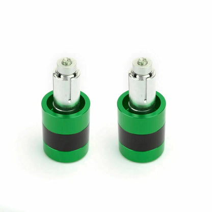 22mm Aluminum Green Motorcycle Handlebar Weights for F2