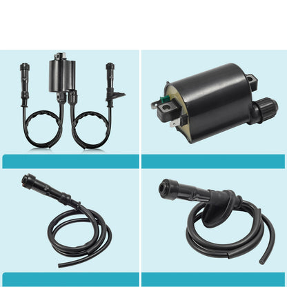 Ignition Coil & Spark Plug & Cap Kit for HONDA Shadow ACE 750 (1998–2003)