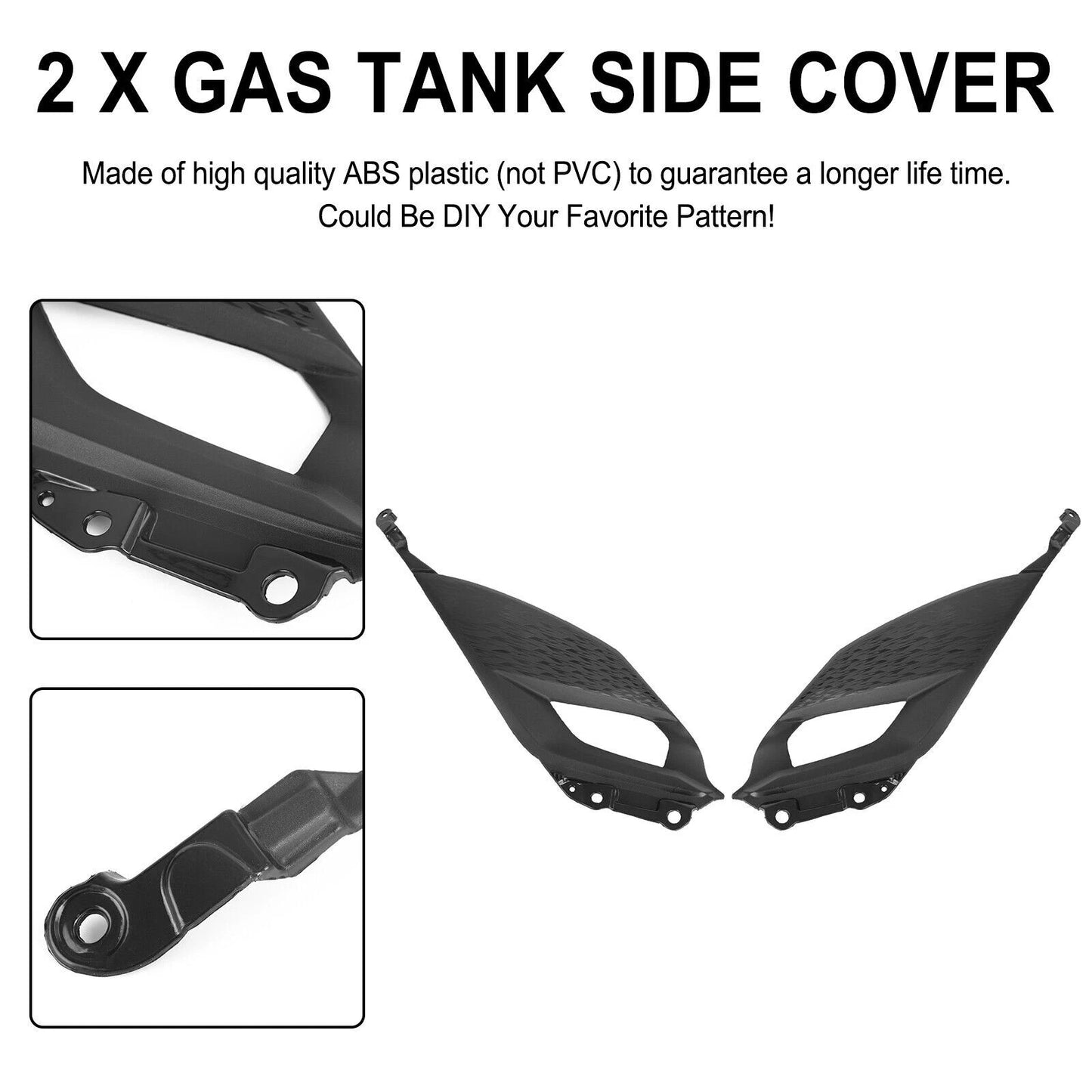 Unpainted Front Fuel Tank Cover for Suzuki GSX-S (2017-2024)