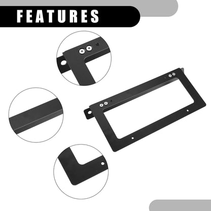 Front License Plate Frames for Ford Bronco 2021-2022 Aluminum Alloy Black Set