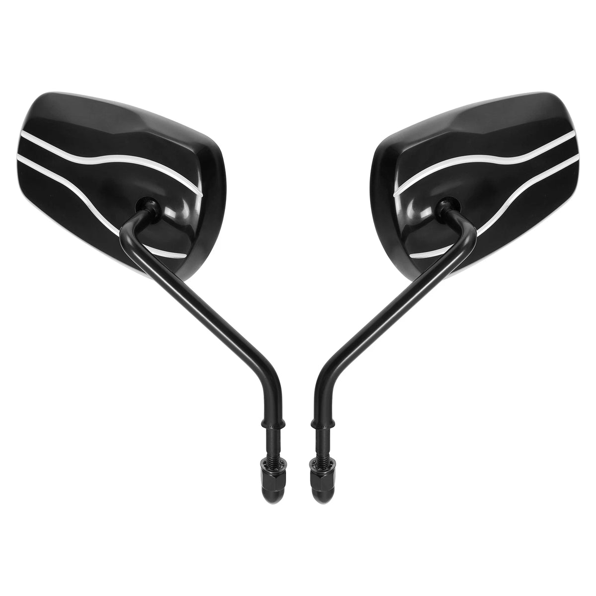 8mm Rear View Mirrors for Harley Road Glide Electra Street Glide Sportster