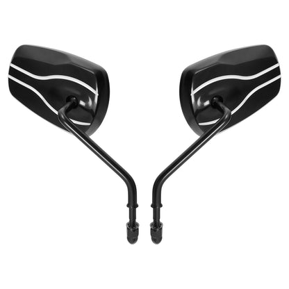 8mm Rear View Mirrors for Harley Road Glide Electra Street Glide Sportster