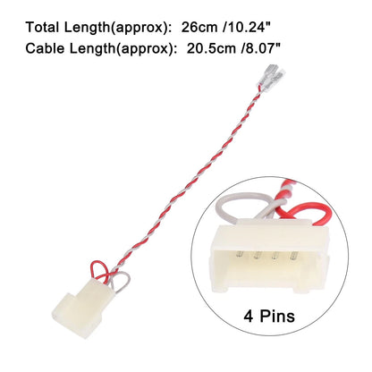 4 x Car Speaker Connector Wire Harness Adapter for Toyota Subaru