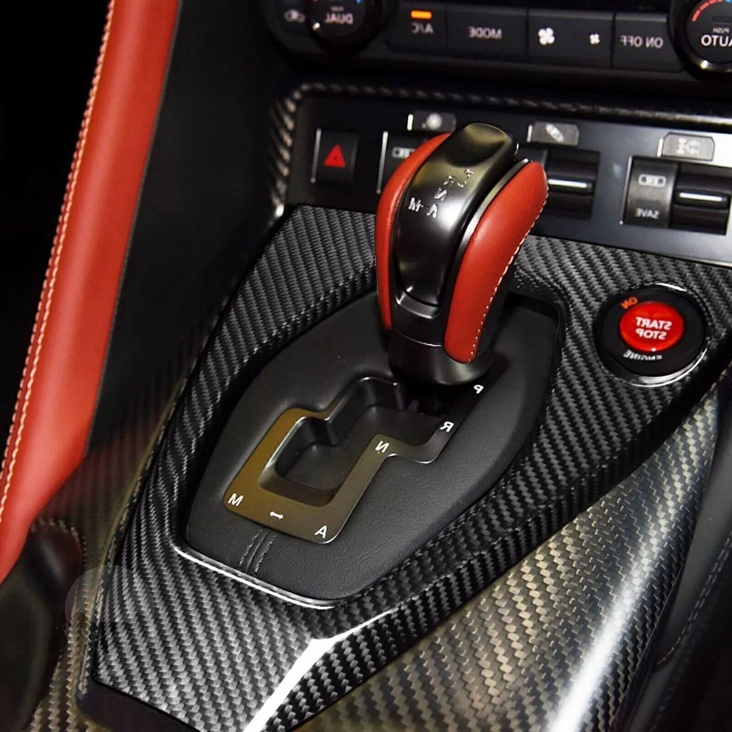 Gear Shifter Control Panel Trim Carbon Fiber for Nissan R35 GTR (2017-2023)