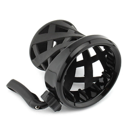 Black Cup Holder Drink w/Basket Mount for BMW R18 (2020-2023)