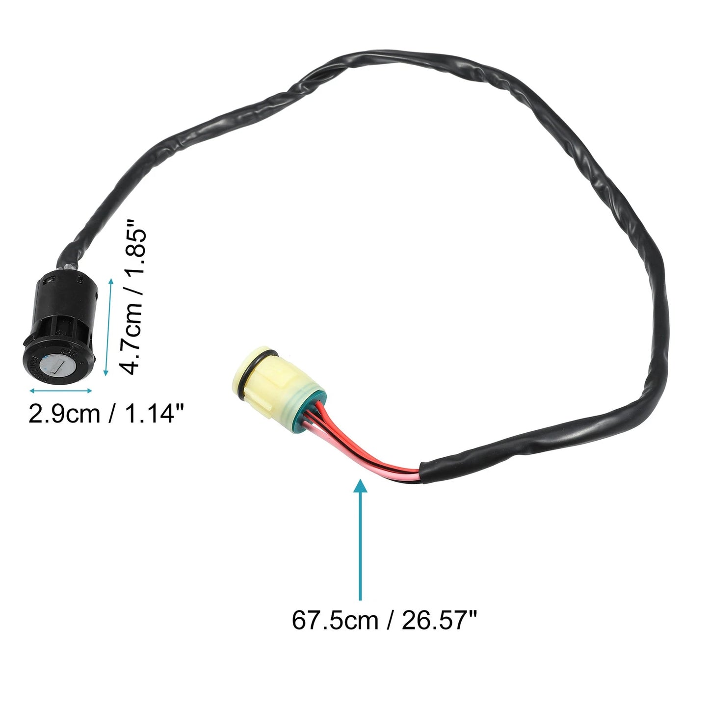 Ignition Key Switch for Honda Foreman 400 TRX400FW 4x4 (2004–2004)