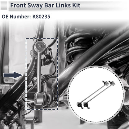 Stabilizer Bar Links for BMW 740i (1995-2001) - 2 x No Bushing