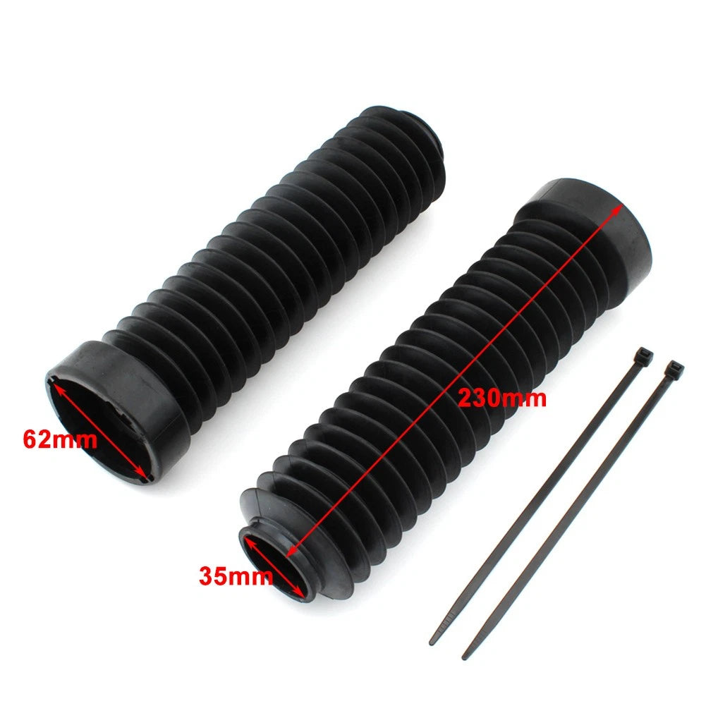 2 x Front Fork Shock Boots Dust Covers for Honda ATC 250R (1983-1986)