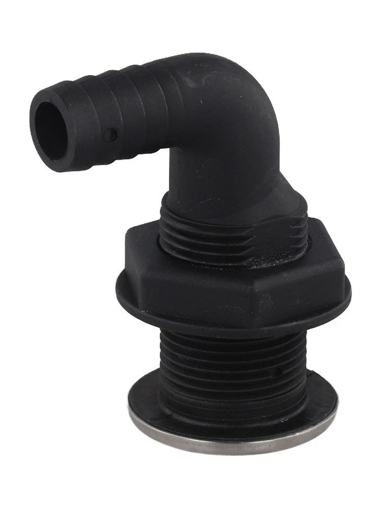 1 x Bilge Pump Fitting 33MM Bilge Thru Elbow Hull Fitting for Boat