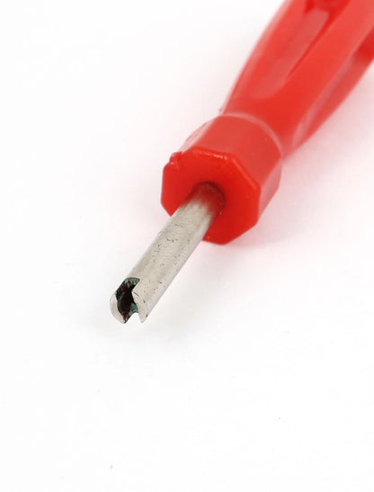 Red Plastic Nonslip Handle Tire Spanner Valve Core Remover for Motorcycle Car