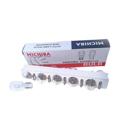 10x T20 W21W Michiba Halogen Wedge Bulbs for Various Makes & Models (12V)