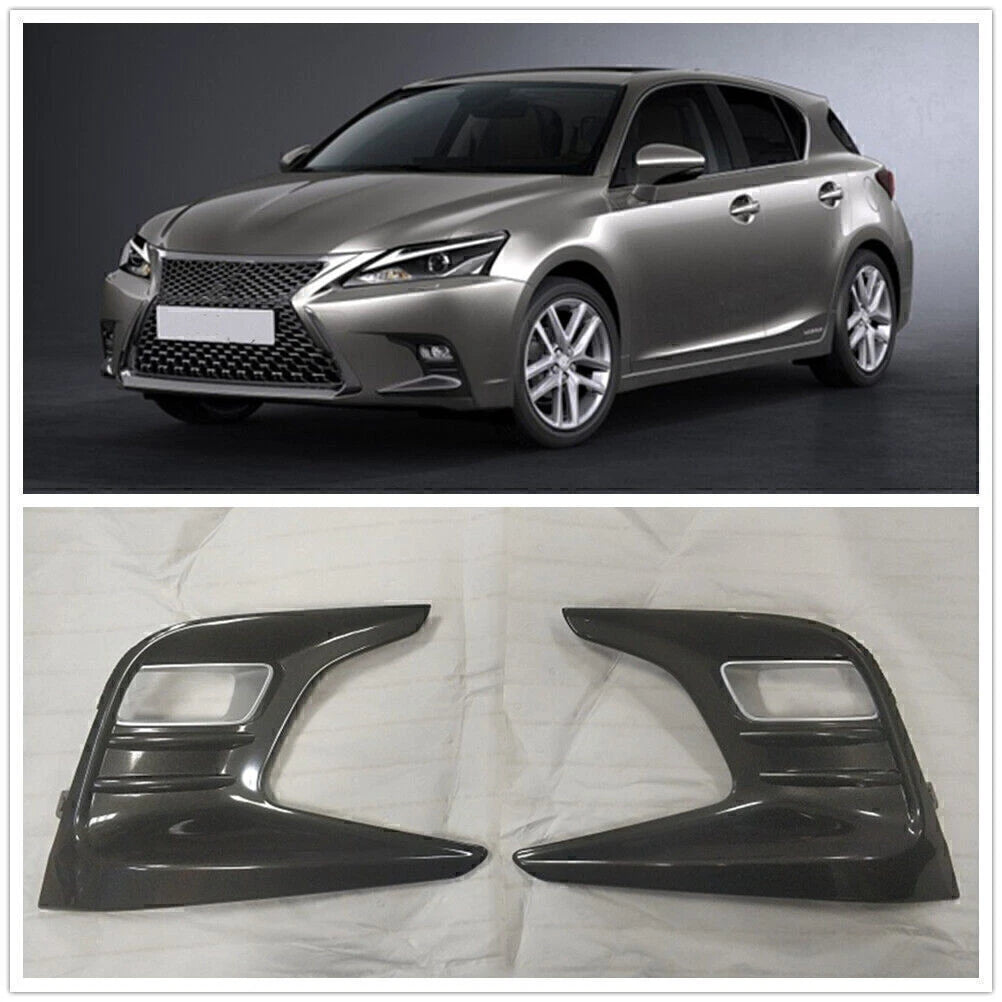 2 x Front Fog Light Lamp Cover for Lexus CT200h (2018-2021)