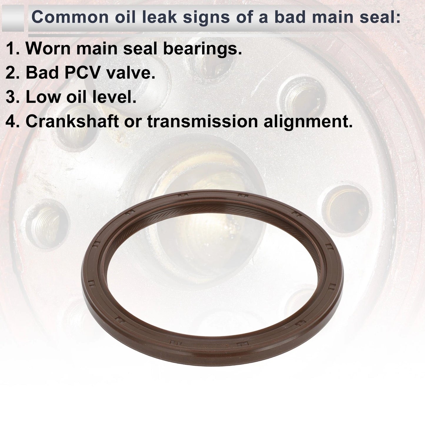 Rear Crankshaft Oil Seal for Hyundai Sonata, Kia (2011-2019)