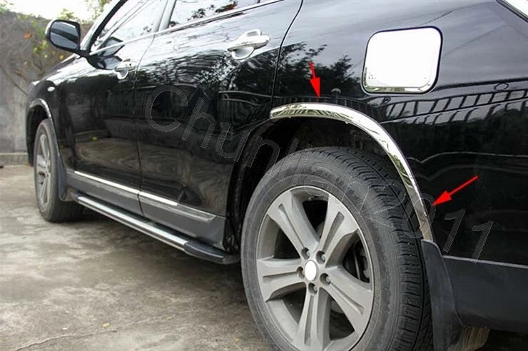 Fender Flare Kit Wheel Arch Cover Trim for Toyota Highlander (2011-2013)
