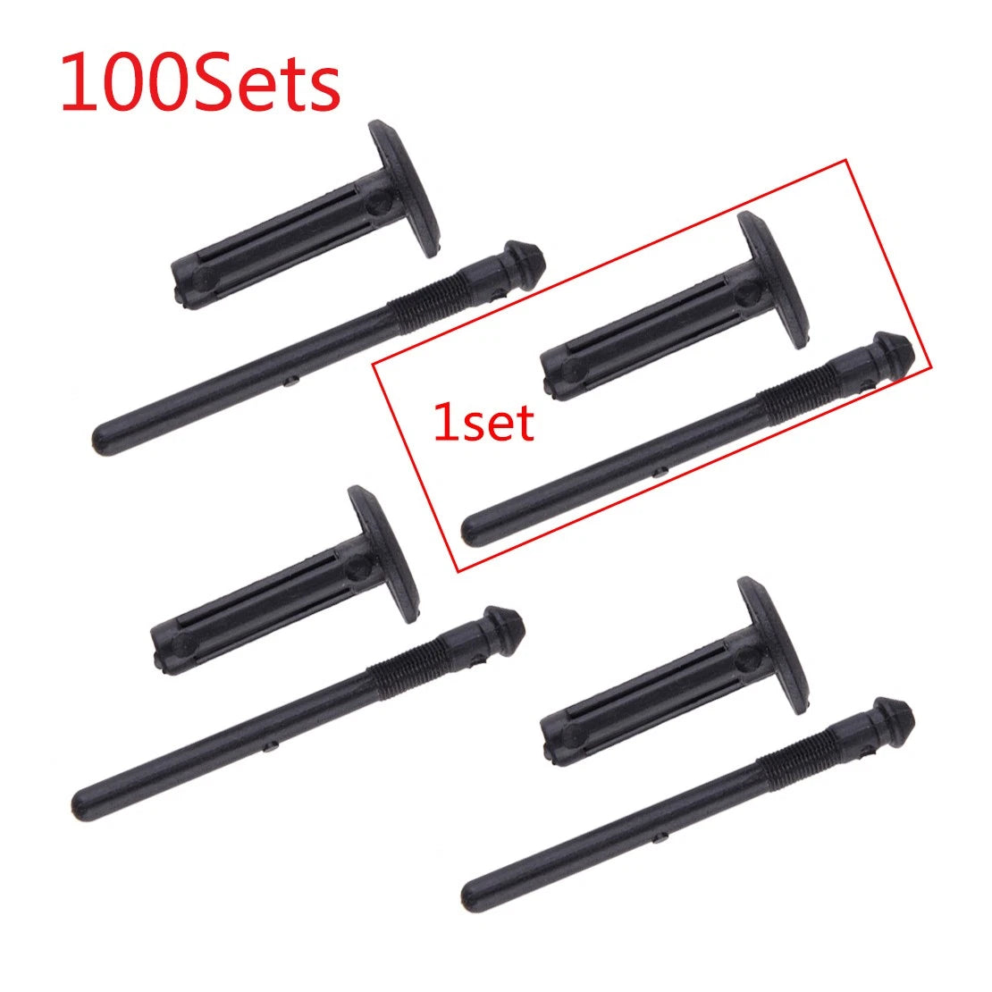 100 Pcs Car Blind Rivet Clips for Jeep Ford Chrysler (Fits Various Models)