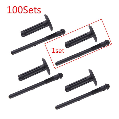 100 Pcs Car Blind Rivet Clips for Jeep Ford Chrysler (Fits Various Models)