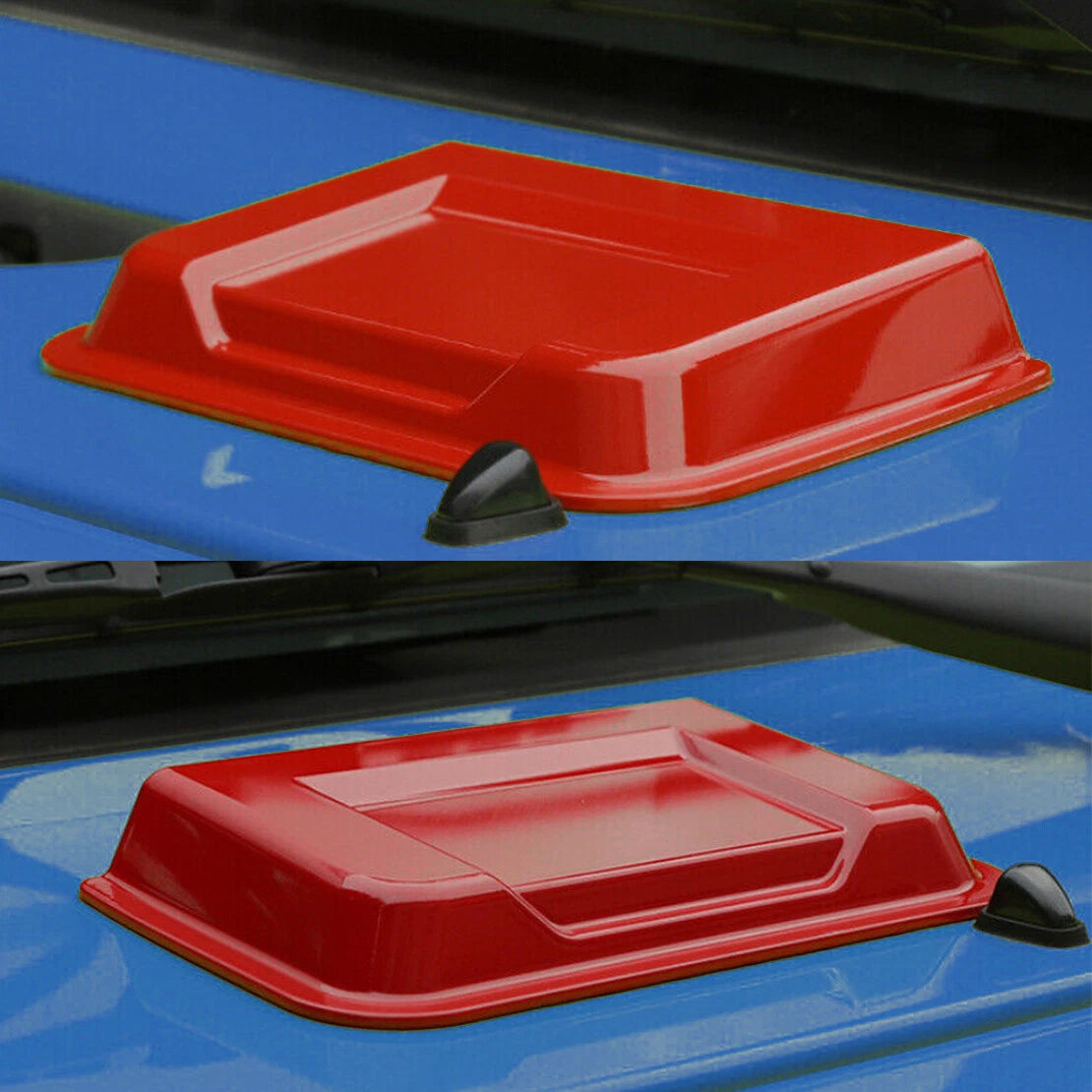 Red Engine Hood Inlet Air Intake Vent Cover for Suzuki Jimny (2019-2021)