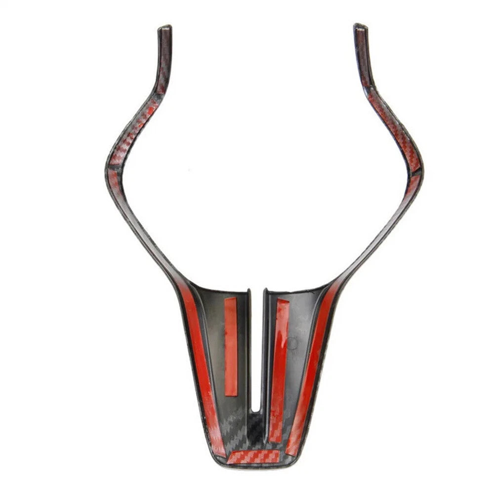 Carbon Fiber Steering Wheel Trim Cover for Infiniti Q50 Q60 QX50 (2018-2022)