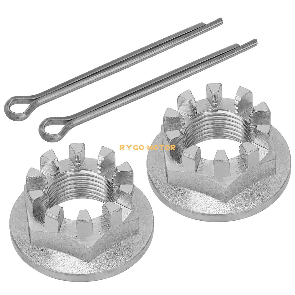 2x Rear Axle Nut Kit for Honda TRX300 TRX300FW Fourtrax 300 (1992–2000)