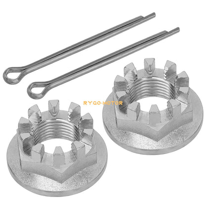 2x Rear Axle Nut Kit for Honda TRX300 TRX300FW Fourtrax 300 (1992–2000)